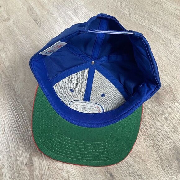Vintage Detroit Pistons Hat Snapback NBA Basketball AJD Blue Red - Picture 3 of 8